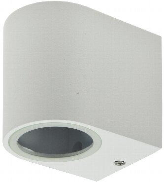 LED-Wandleuchte "CTW-1" für 1x GU10, IP44, Gehäuse weiß