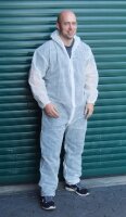 Schutzanzug / Einweg Overall aus PP Größe XXL = 188-194cm, Material 40 g/m²