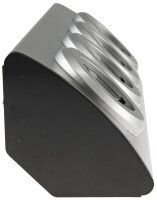 4-fach Steckdosenblock - 90° für Eck- & Aufbaumontage - Edelstahl