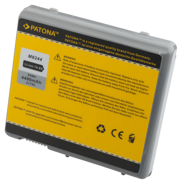 Ersatzakku für Apple PowerBookG4 15,2" Series - 14,4 Volt 4400mAh Li-Ion