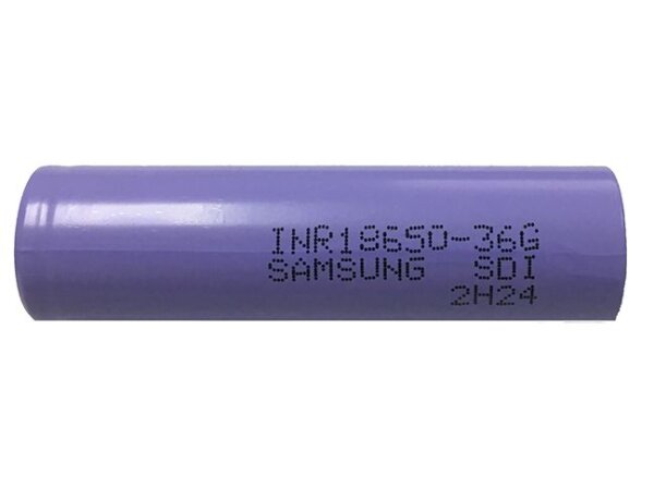 Samsung - INR18650-36G - 3,6 Volt 3600mAh Li-Ion [LiNiCoAlO2]