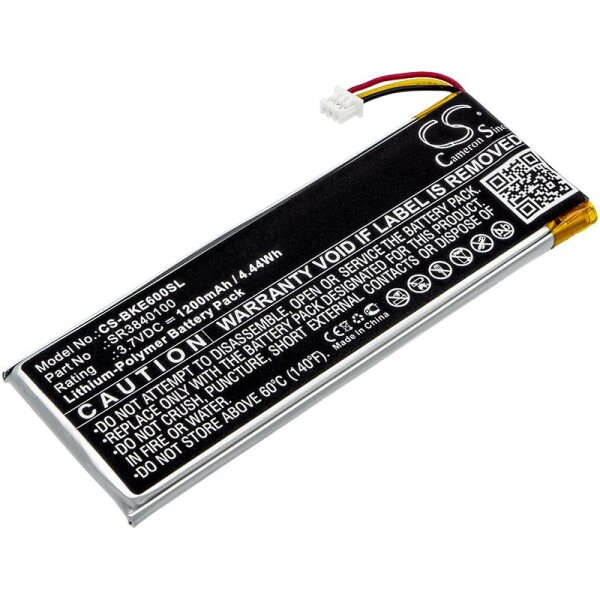 Ersatzakku - CS-BKE600SL - Becker Active 6 / BE B40 / SR3840100 - 3,7 Volt 1200mAh Li-Polymer