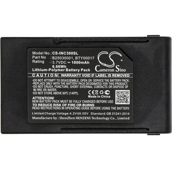 Ersatzakku - CS-INC300SL - Ingenico B25030001 / DB Cox 3 - 3,7 Volt 1800mAh Li-Polymer