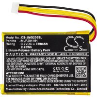 Ersatzakku - CS-JMG200SL - JBL MLP284154 / Go 2 - 3,7...