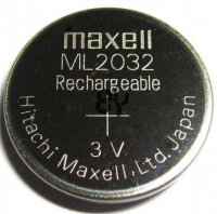 maxell - ML2032 - 3 Volt 65mAh Li-Mn Knopfzelle Akku