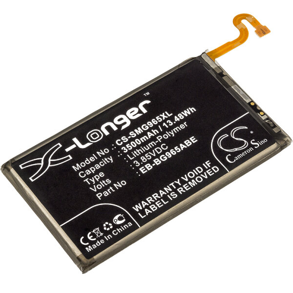Ersatzakku - CS-SMG965XL - Samsung Galaxy S9 Plus / EB-BG965ABE - 3,85 Volt 3500mAh Li-Polymer