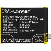 Ersatzakku - CS-OPR153XL - OPPO R15 DME 4G+ / PAAM00 /...