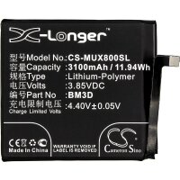 Ersatzakku - CS-MUX800SL - Xiaomi BM3D / M1805E2A - 3,85 Volt 3100mAh Li-Polymer