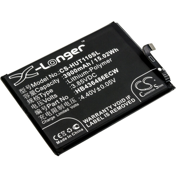 Ersatzakku - CS-HUT110SL - Huawei G10 Dual SIM / HB436486ECW - 3,85 Volt 3900mAh Li-Polymer