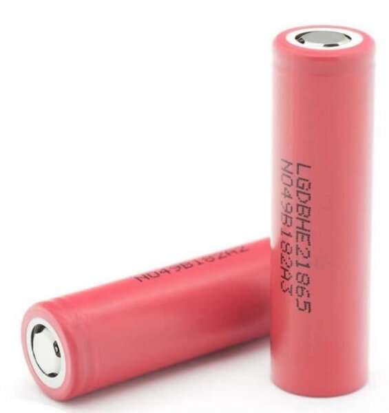 LG - LGIMR18650HE2 / IMR18650 HE2 - 3,6 Volt 2500mAh Li-Ion [LiNiMnCoO2]