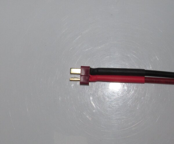 Akkugegenkabel T-, 4,0 mm² - Silikonlitze - 30 cm