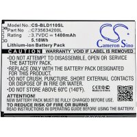 Ersatzakku - CS-BLD110SL - BLU C735634200L / S110 - 3,7...