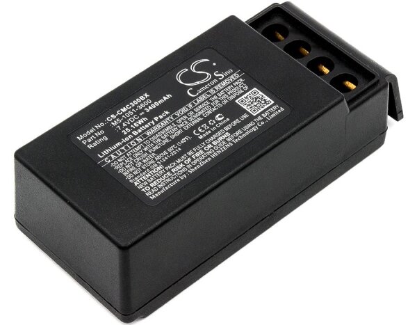 Ersatzakku - CS-CMC300BX - Cavotec M5-1051-3600 / MC-3000 - 7,4 Volt 3400mAh Li-Ion