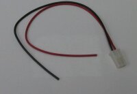 AMP-Buchsenkabel - vergoldet - 1,5 mm² - Silikonlitze - 30 cm