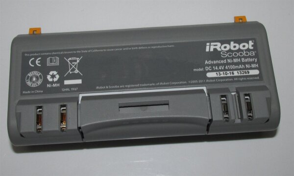 Akkureparatur - Zellentausch - iRobot Scooba Advance Ni-MH Battery - 14,4 Volt Ni-MH