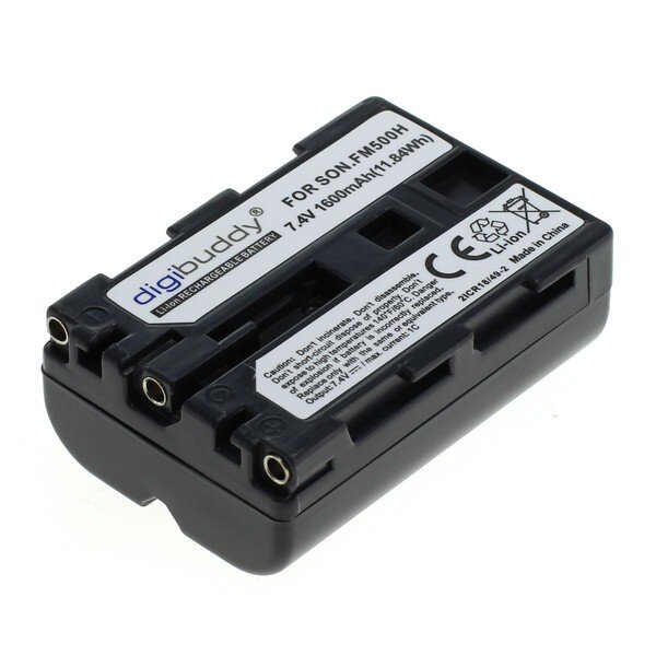 digibuddy - Ersatzakku - Sony Alpha SLT-A57 / DSLR-A100 / NP-FM500H - 7,2 Volt 1600mAh Li-Ion
