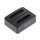 digibuddy - Akkuladestation 1302 Dual kompatibel zu Samsung BG900BBE - schwarz