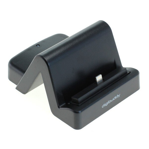 digibuddy - USB Dockingstation 1401 kompatibel mit iPhone / iPad - variabler Connector - schwarz