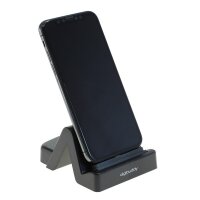 digibuddy - USB Dockingstation 1401 kompatibel mit iPhone / iPad - variabler Connector - schwarz