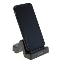 digibuddy - USB Dockingstation 1401 kompatibel mit iPhone / iPad - variabler Connector - schwarz
