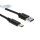 OTB - Datenkabel - USB Type C (USB-C) Stecker auf USB A (USB-A 3.0) Stecker - 1,0m - langer Stecker