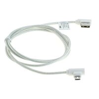OTB - Datenkabel Micro-USB - Nylonmantel / 90 Grad...
