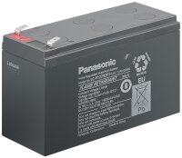 Panasonic - LC-P127R2P1 - 12 Volt 7200mAh Pb - F250 / 6,3mm