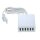 OTB - Ladeadapter USB - 10A 6-Port Multiadapter mit Auto-ID - weiß - EOL