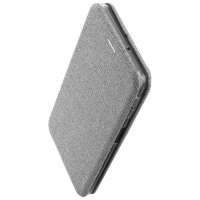 COMMANDER - Book Case CURVE für Samsung Galaxy A7 (2018) - Suit Elegant Gray