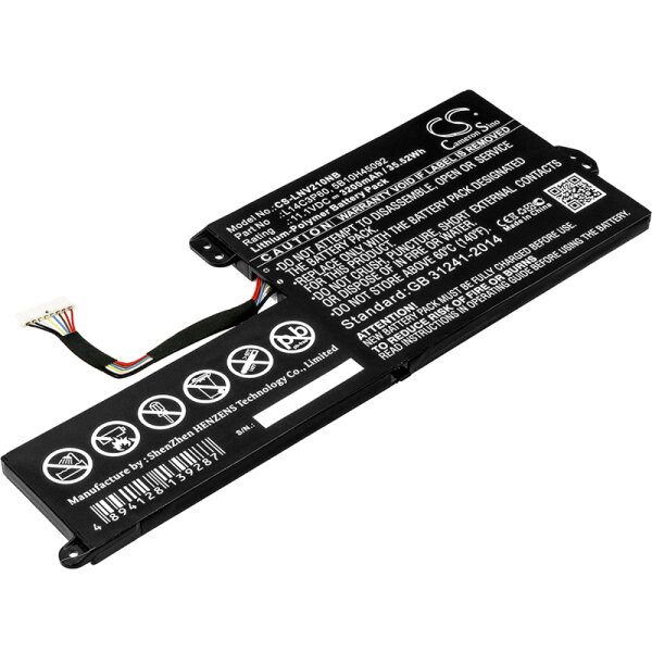 Ersatzakku - CS-LNV210NB - Lenovo Chromebook N21 / 5B10H45092 - 11,1 Volt 3200mAh Li-Polymer