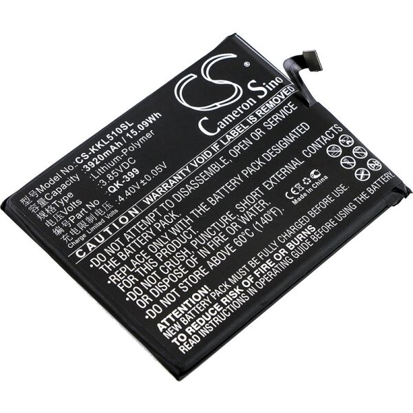 Ersatzakku - CS-KKL510SL - QiKU N5 / QK-399 - 3,85 Volt 3920mAh Li-Polymer