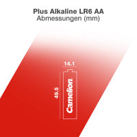 Camelion - Plus Alkaline - Mignon LR6 AA - 1,5 Volt AlMn 2er Pack
