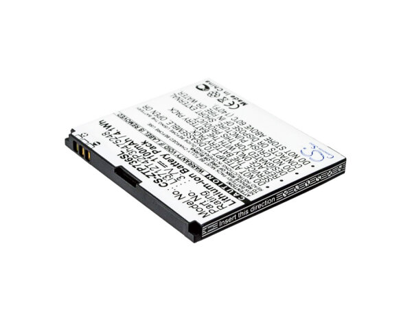Ersatzakku - CS-ZTP736SL - ZTE Atlas / T-mobile Vivacity / Orange Blade II / Li3712T42P3h475248 - 3,7 Volt 1100mAh Li-Ion