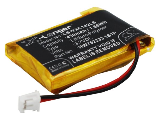 Ersatzakku - CS-VXC142LS - Vancouver HW752233 1S1P - 3,7 Volt 450mAh Li-Polymer