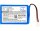 Ersatzakku - CS-CTM100SL - CTMS Eurodetector / 1ICP62/34/48 1S1P - 7,4 Volt 1000mAh Li-Ion