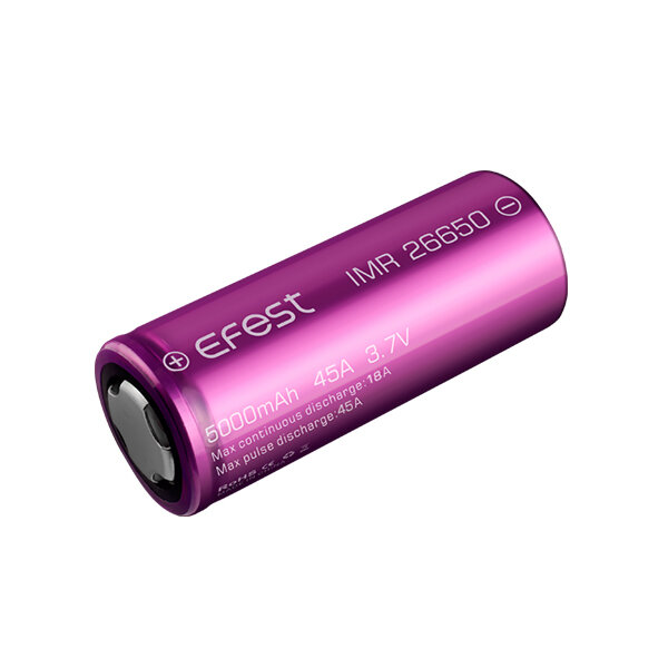 Efest - IMR26650 - 3,7 Volt 5000mAh [45A] Li-Ion