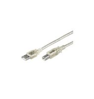 USB 2.0 Hi-Speed Kabel, Grau - USB 2.0-Stecker (Typ A)...