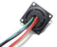 Rosenberger - C003-BB-500-C - Power Data RoPD® Gehäusestecker - rechteckig - 2,5mm² - 50cm