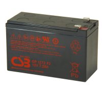 CSB - GP1272 F2 - 12 Volt 7,2Ah Pb - Faston 6,3mm - VdS