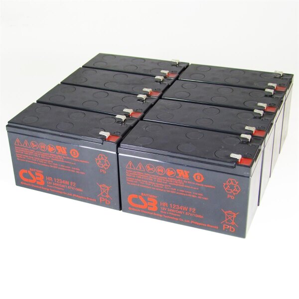 CSB - 8x HR1234WF2 - APC-RBC105 - 12 Volt 8400mAh Pb
