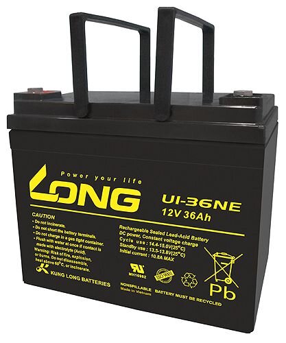 Long - U1-36NE - 12 Volt 36000mAh Pb - zyklenfest