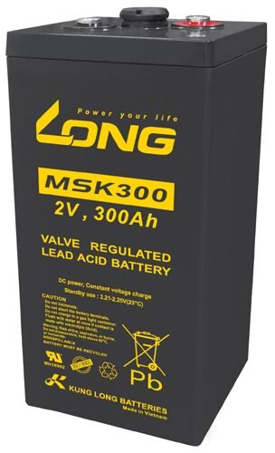 Long - MSK300 - 2 Volt 300Ah Pb