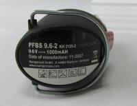Akkureparatur - Zellentausch - Parkside PFBS 9.6-2 / KH 3125-2 - 9,6 Volt Akku