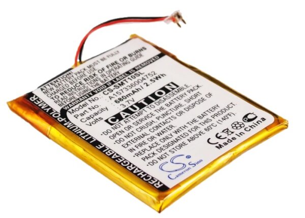 Ersatzakku - CS-SMT10SL - SAMSUNG YP-T10J / A157336004752 - 3,7 Volt 450mAh Li-Ion