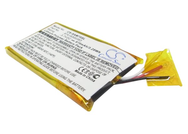 Ersatzakku - CS-SAM70SL - SONY MX-M70 / 97418300383 - 3,7 Volt 970mAh Li-Ion