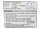 Ersatzakku - CS-GM220SL - ARCHOS Gmini 220 - 3,7 Volt 1400mAh Li-Ion