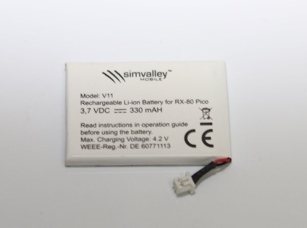 Akkureparatur - Zellentausch beim simvalley mobile V11 / RX-80 Pico - 3,7 Volt Akku