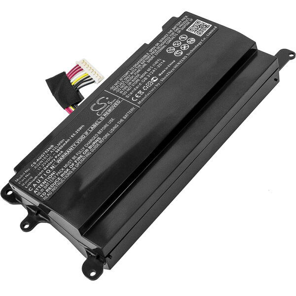 Ersatzakku - CS-AUG752NB - ASUS G752V / 0B110-00370000 - 11,25 Volt 5800mAh Li-Ion