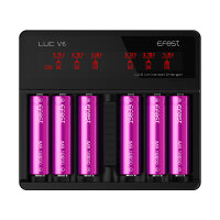 Efest - LUC V6 Charger - LCD & USB Ladegerät...