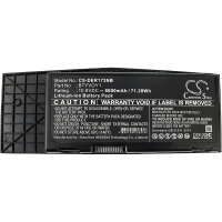 Ersatzakku - CS-DER173NB - DELL Alienware M17x R3 /...